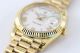High Replica Rolex Day Date Watch White Face Yellow Gold strap Fluted Bezel  40mm (9)_th.jpg